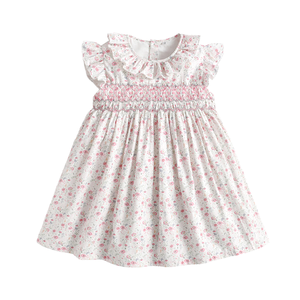 Elegant Hand Smocked <strong>Dress</strong> <strong>Kids</strong> ODM OEM Smocked Bishop <strong>Dress</strong> Wholesale Smocked Children Clothing Girl <strong>Dresses</strong> - Product Image 6