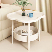 Creative crème-Style en plastique maison salon canapé chevet Table basse moderne minimaliste balcon debout organisateur de stockage