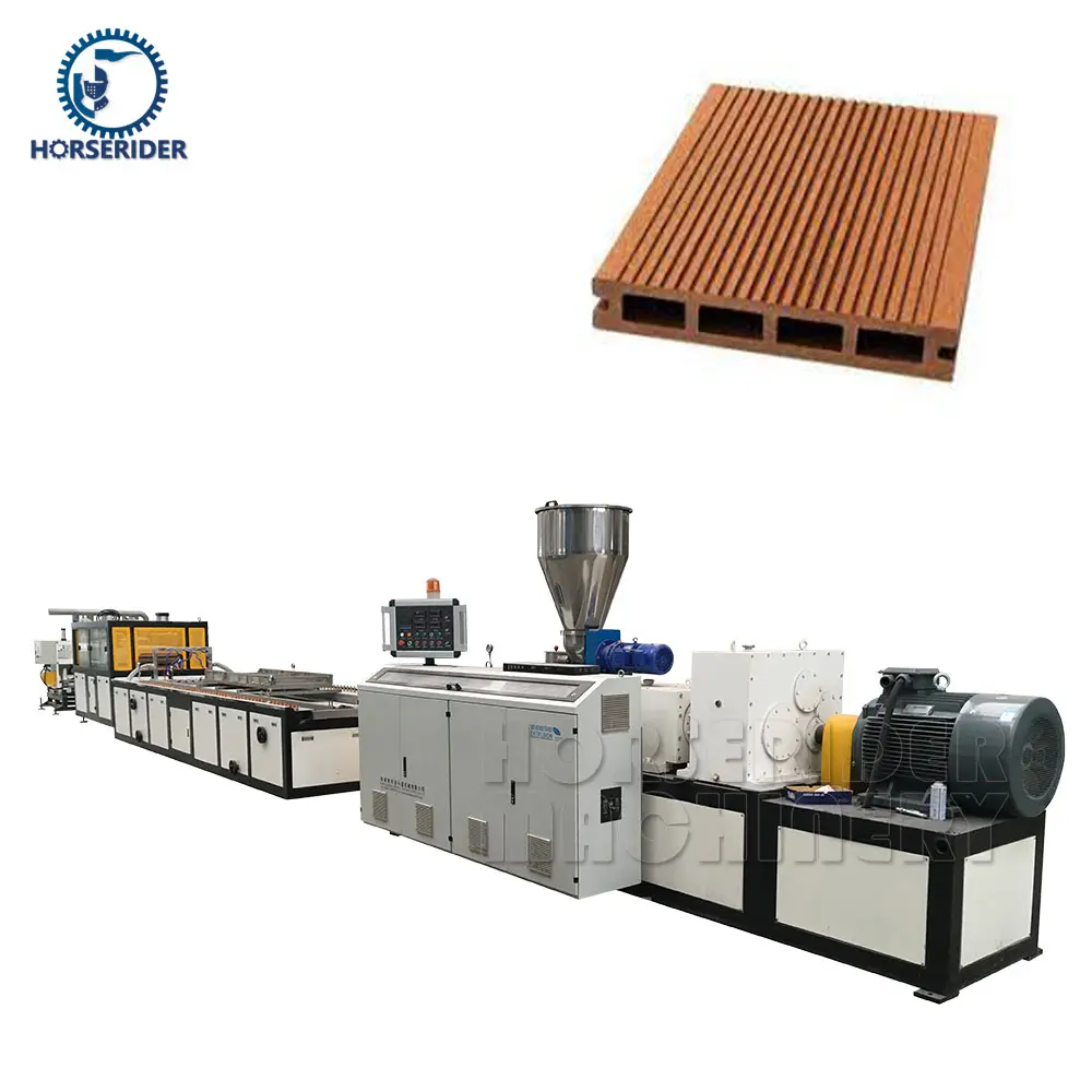 PVC-Holzprofil-Extrusions-Produktions linie WPC-Profil-Produktlinie WPC-Extrusion maschine