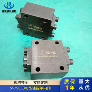 วาล์วควบคุมไฮดรอลิกแบบตรวจสอบ SL20PB2 30 ทาง ปรับทิศทางการไหลได้สองทาง แรงดันสูง อัตราการไหลของน้ำมัน 100 ลิตร/นาที - Product Image 3