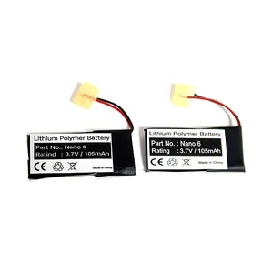 Sostituzione batteria ricaricabile ai polimeri di litio 3.7V 105mAh 616-0531 lettore multimediale per iPod Nano 6th Ipod Nano 6a generazione