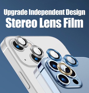 หรูหรากล้องเลนส์กระจกป้องกันสำหรับ <span class=keywords><strong>iPhone</strong></span> 14 13 12 <span class=keywords><strong>Pro</strong></span> <span class=keywords><strong>Max</strong></span> เพชรกล้องโลหะกระจกป้องกันสำหรับ <span class=keywords><strong>iPhone</strong></span> 14กลับเลนส์ - Product Image 6