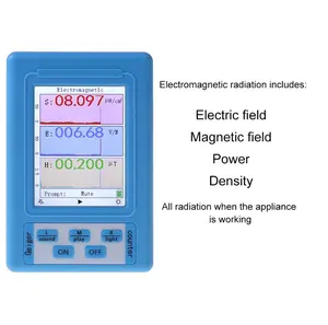 BR-9A-Detector de radiación electromagnética profesional, Monitor de dosímetro EMF, medidor de radiación, nueva serie de alta sensibilidad