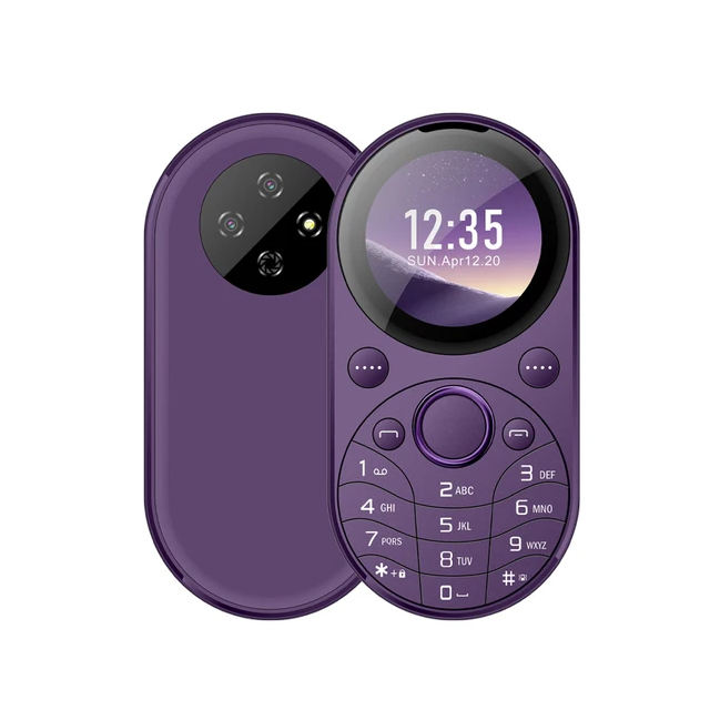 Small Mini Keypad Phone 2025 New I15 Mini Round Screen Keypad Feature Phone | Wholesale ...