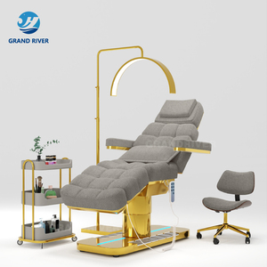 Original Design Facial Bed Electric Beauty Bed Salon Massage Table Reclining 4 Motors Fabric <strong>Lash</strong> Bed for Eyelash - Product Image 2