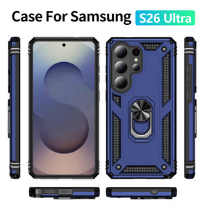 Coque de protection antichoc avec anneau métallique pour Samsung Galaxy S26 Ultra S25 Edge S24 FE S23 Plus S22 <span class=keywords><strong>S21</strong></span> A57 A37 A07 A36 A35 - Product Image 3