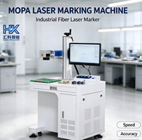 Marqueur laser à fibre Mopa haute précision, prend en charge le format DXF, idéal pour le marquage de bijoux en or, argent et acier inoxydable