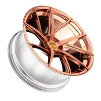Jantes en alliage d'aluminium forgé RCSR, multi-rayons, 19-24 pouces, 5x112 5x120 25mm, compatibles Cayenne Q5 X5 GLE GT350 GT500 CARRERA
