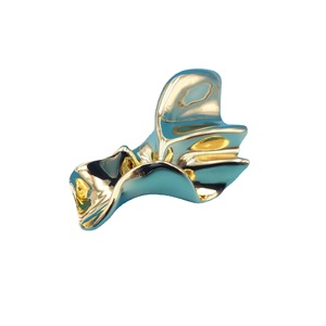 Broches de estrella de metal dorado electrochapado, de aleación de zinc, huecos, geométricos, de cinco puntas, para regalo, unisex - Product Image 5