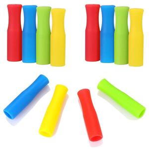 Tái sử dụng Silicone Tip bao gồm cho kim loại uống rơm thép không gỉ rơm tip Silicone rơm cho trẻ em - Product Image 3