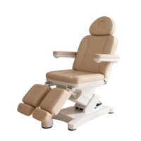 Lit de massage électrique réglable haut de gamme, cadre en acier inoxydable, 5 moteurs, personnalisation couleur/taille/logo, style européen moderne