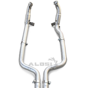 Kit de downpipe catalyseur sport en acier inoxydable SS304 à fixation par boulons pour Mercedes-Benz CLS400 W218 3.5L 2012-2018 Racing