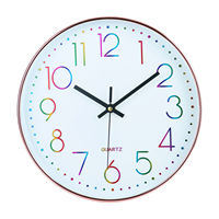 Jam Dinding 12 Inch 30CM Ruang Tamu Jam Dinding Senyap Sederhana Jam Dinding Fashion Eksplosif Rumah Tangga Tiga Dimensi Digital Grosir