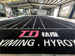 <span class=keywords><strong>Gazon</strong></span> artificiel à faible entretien, haute résilience, pour fitness, lignes de piste personnalisées pour sols de salle de sport commerciale - Product Image 2