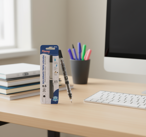 Penna Gel Planey 0.5mm Inchiostro Liquido Nero per Ufficio e Scuola - Product Image 2