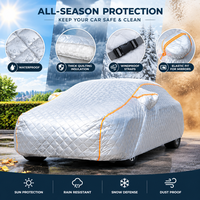Housse de voiture matelassée premium pour l'hiver, protection lourde contre la grêle et les températures extrêmes, protection de capot automobile