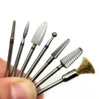 HYTOOS Carbure Ongles Foret Ensemble 3/32 "7 Pièces/ensemble Rotatif Clou Fraise pour Manucure Ongles Accessoires Outils De Salon