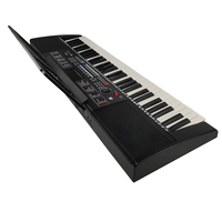 61-Key Black Electric Piano Stand Plastic Toy Keyboard for Beginners Children's Multi-Function Electronic Organ Gift