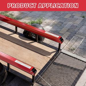 Système d'assistance à la levée de hayon pour remorque utilitaire à deux poteaux, robuste, assistance à la levée des deux côtés pour hayons de 4 à 6 pieds, capacité de 400 lb - Product Image 1