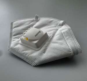 قناع واقي لغبار الوجه يمكن التخلص منه صمام مطوي قناع جسيمات لحماية الجهاز التنفسي - Product Image 4