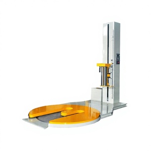 M Type Turntable Fully Automatic Pallet Wrapping <b>Machine</b> for Forklift M Type Pallet Pre-<b>stretch</b> Wrapping <b>Machine</b> for Forklift - Product Image 1