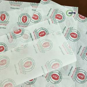 Papel encerado personalizado Moatain para envolver alimentos: láminas individuales impresas para pan, galletas, leche y gelatina, ideales para llevar. - Product Image 6