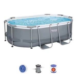 Piscine gonflable rectangulaire ovale 549*274*122cm en PVC pour enfants, référence 56710, au <span class=keywords><strong>meilleur</strong></span> prix, vente chaude 2025 - Product Image 1
