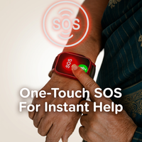 Petit bracelet de suivi GPS avec détecteur de chute d'urgence SOS 4G LTE, capteur de température pour personnes âgées, enfants, prisonniers