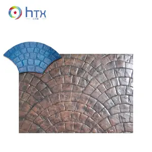 beautiful design concrete stamped set globmarble slate texture imprint color floor stamp mats