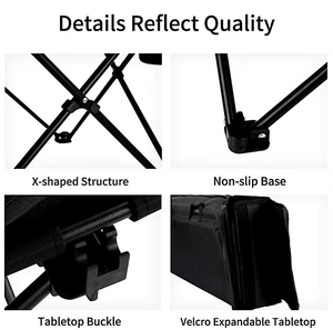 Ensemble <span class=keywords><strong>de</strong></span> table et <span class=keywords><strong>de</strong></span> chaises <span class=keywords><strong>de</strong></span> pique-nique portable, meubles d'extérieur pliables pour le <span class=keywords><strong>camping</strong></span> et <span class=keywords><strong>la</strong></span> cour - Product Image 5