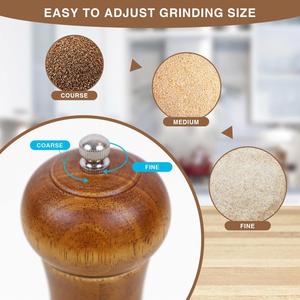 Juego de Molinillos de Especias y Hierbas de Madera de Lujo para Cocina, Ecológicos, Aptos para Lavavajillas, Horno y Microondas, Venta al por Mayor - Product Image 3