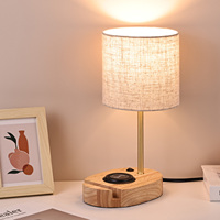 Lampe de table LED tactile à intensité variable, blanc chaud, design nordique simple et créatif, décoration de chevet de luxe