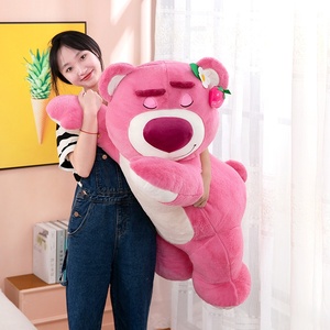 Simpatici giocattoli di peluche con orso di peluche alla fragola bambole di peluche per regalo - Product Image 4