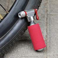 Pompe à vélo CO2 16 G Presta, gonfleur de vélo d'urgence avec compatibilité Schrader et Presta