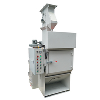 Machine de sablage à bande tournante automatique de qualité supérieure, cabine de sablage professionnelle pour pièces cylindriques
