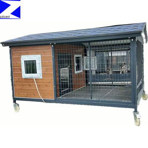 <span class=keywords><strong>2026</strong></span> Yeni Köpek Kulübesi Döner Mama Kabı Büyük Köpek Ahşap Paslanmaz Çelik Modern Tasarım Oturma Odası Su Geçirmez Her Mevsim - Product Image 3