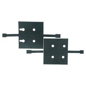 Sécurisez votre <span class=keywords><strong>porte</strong></span> en bois européenne moderne avec un tampon de quincaillerie intumescent noir de 55x72x1mm/2mm conçu pour les boîtiers de verrouillage et les charnières - Product Image 6