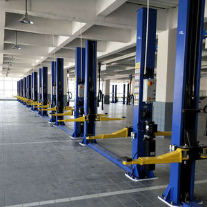 Ponte Sollevatore a Due Colonne da Pavimento UE-2P4T con Basamento, Sollevatore per Auto a 2 Colonne - Product Image 2