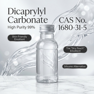 Fábrica MJ Suministra Carbonato de Dicaprililo de Alta Pureza para Cosméticos, Grado Cosmético, CAS 1680-31-5, Certificado ISO9001, 180 kg/bidón - Product Image 1
