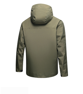 Spedizione veloce, <span class=keywords><strong>giacca</strong></span> impermeabile leggera da 10000mm in tessuto traspirante e traspirante, <span class=keywords><strong>giacca</strong></span> impermeabile personalizzata da uomo - Product Image 2