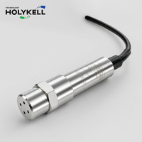 Sensor Level Submersible Holykell IP68 Paduan Titanium 4-20mA untuk Pemantauan Tangki Air Ballast Kapal Laut