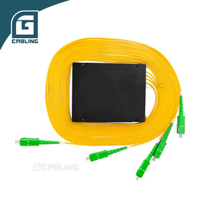 Gcabling Ftth Epon Gpon fibra ottica 1x4 Splitter Abs cassetta <span class=keywords><strong>con</strong></span> Pigtail fibra ottica Plc Splitter - Product Image 5