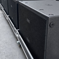 Système de sonorisation Line Array actif KD-30/SUB8006 8+4, amplificateur de subwoofer 18 pouces, double haut-parleur actif 10 pouces, deux voies, 1100W RMS