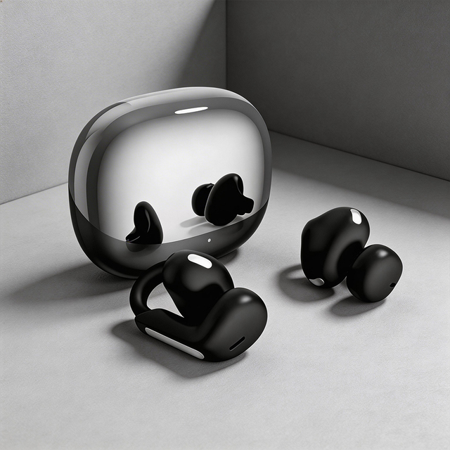 Q18 wireless earbuds with HiFi stereo, touch volume control, 34h total battery