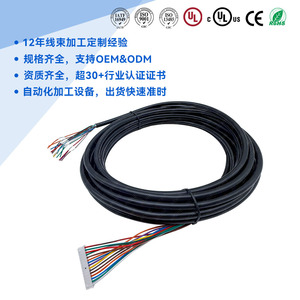 Cable de Control para Cabina de Ascensor, 15P, Revestimiento de PVC, Conductor de Cobre, Uso Industrial, Instalación Estática, Arnés de Cableado Personalizado - Product Image 3