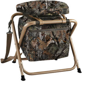 पोर्टेबल भारी शुल्क फोल्डिंग 360 डिग्री स्विस शिकार नेत्रहीन कुर्सी को डिचेबल बैग और समायोज्य कंधे का पट्टा - Product Image 5