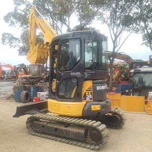 Miniexcavadora Komatsu de 4 Toneladas, Miniexcavadora PC35/Pc40/Pc55/Pc56/PC130/PC30/PC60/PC128 EPA con Cabina, Maquinaria Usada, Motor y Bomba Japoneses - Product Image 5