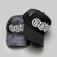 Gorra de Béisbol con Bordado de Letras y Cuernos de Diablo, Estilo Europeo Americano, Primavera-Verano, 6 Paneles, Ajustable, Transpirable, Unisex