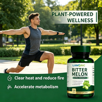 Capsules de Melon Amer Naturel en Gros, Capsules d'Extrait de Melon Amer, Capsules Végétaliennes de Melon Amer