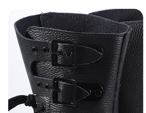 Bottes de combat tactiques HBL0105 décontractées et confortables, style Martin français, chaudes pour l'automne et l'hiver, idéales pour le trekking en plein air et le désert - Product Image 5